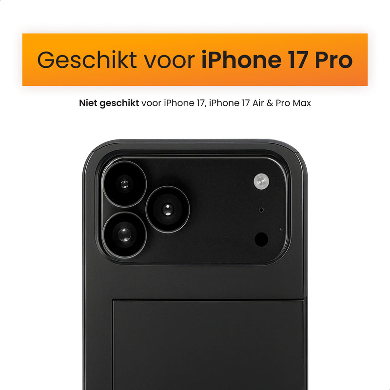 Zwart iPhone 17 Pro Hoesje