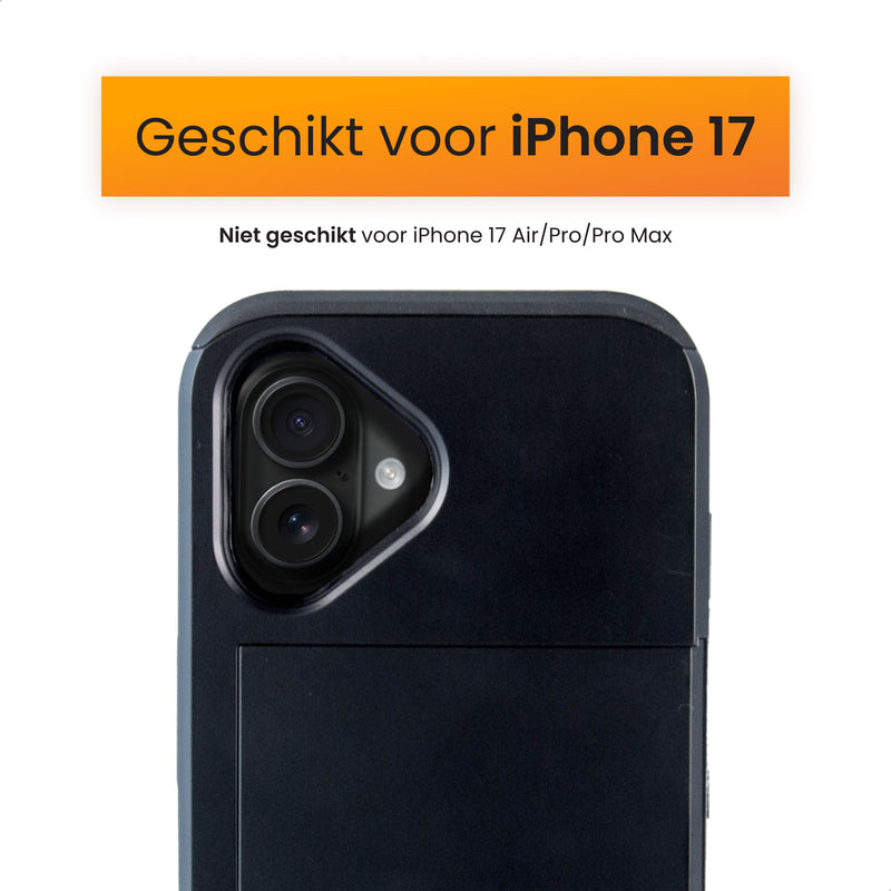 Zwart iPhone 17 Hoesje