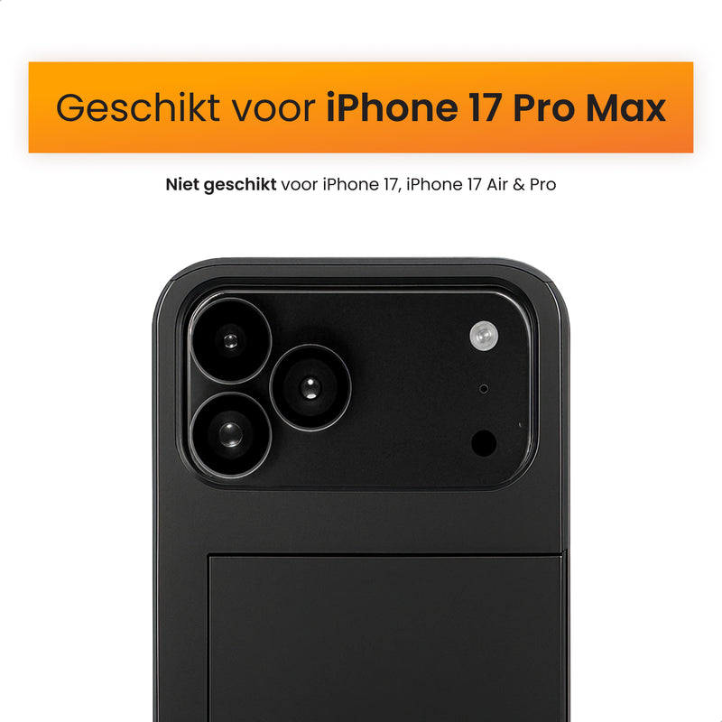 Zwart iPhone 17 Pro Max Hoesje