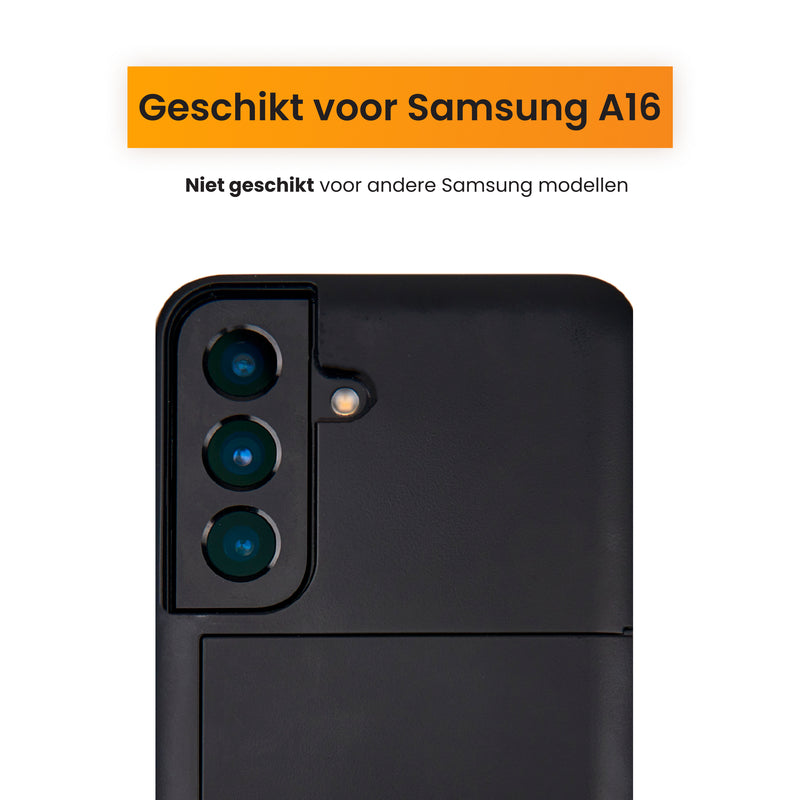 Zwart Samsung A16 Hoesje