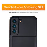 Zwart Samsung S22 Hoesje