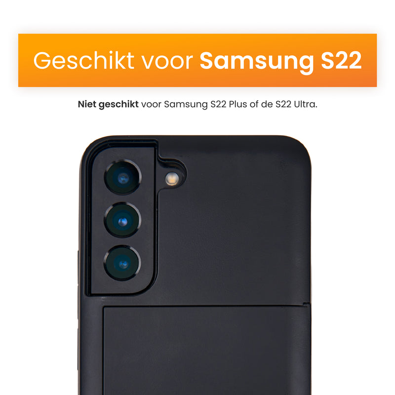 Zwart Samsung S22 Hoesje