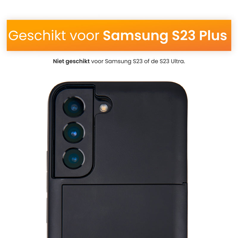 Zwart Samsung S23 Plus Hoesje 