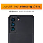 Zwart Samsung S24 FE Hoesje