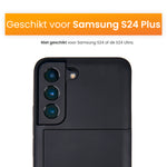 Zwart Samsung S24 Plus Hoesje 