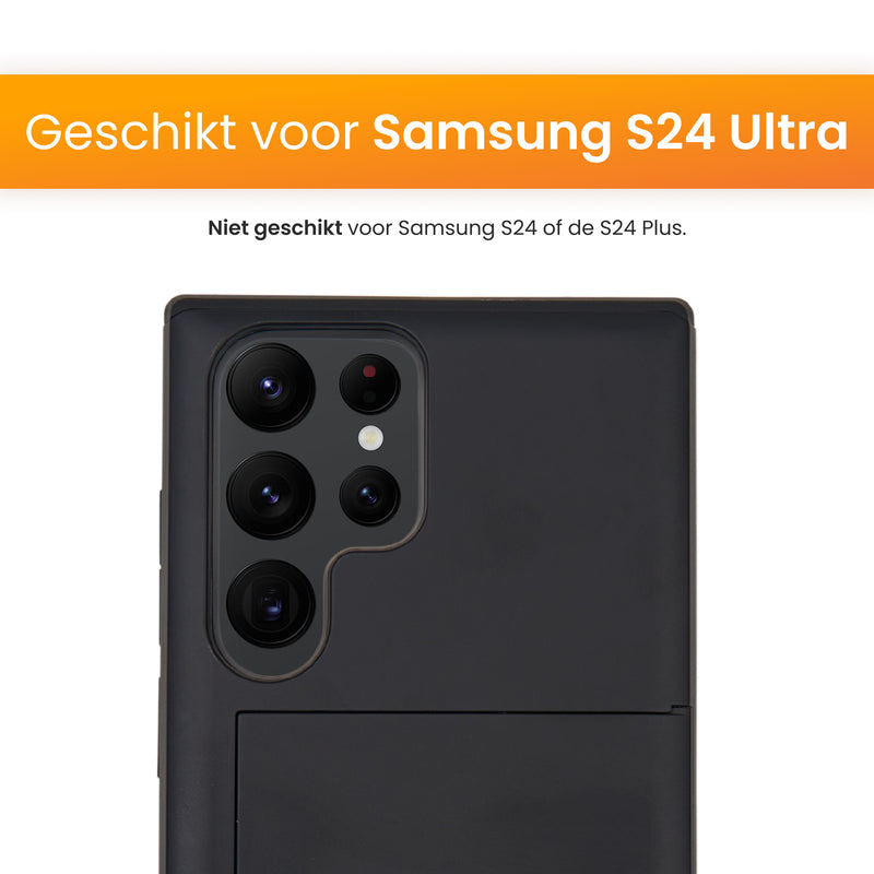Zwart Samsung S24 Ultra Hoesje 