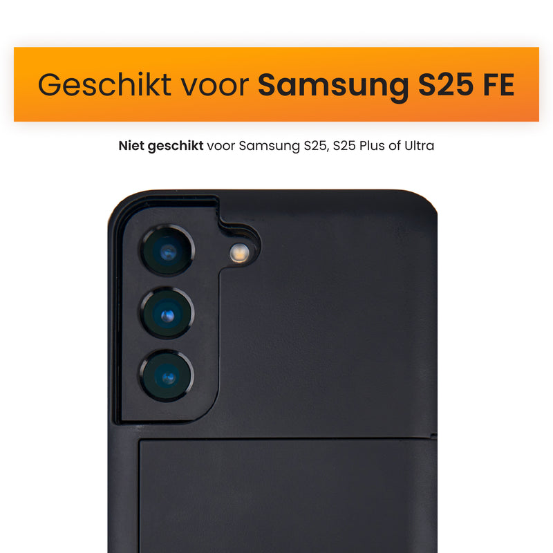 Zwart Samsung S25 FE Hoesje