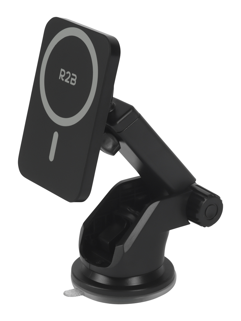 R2B Phone Holder Car Suction Cup - Suitable for MagSafe - Wireless Charger - MagSafe car charger- Zandvoort model
