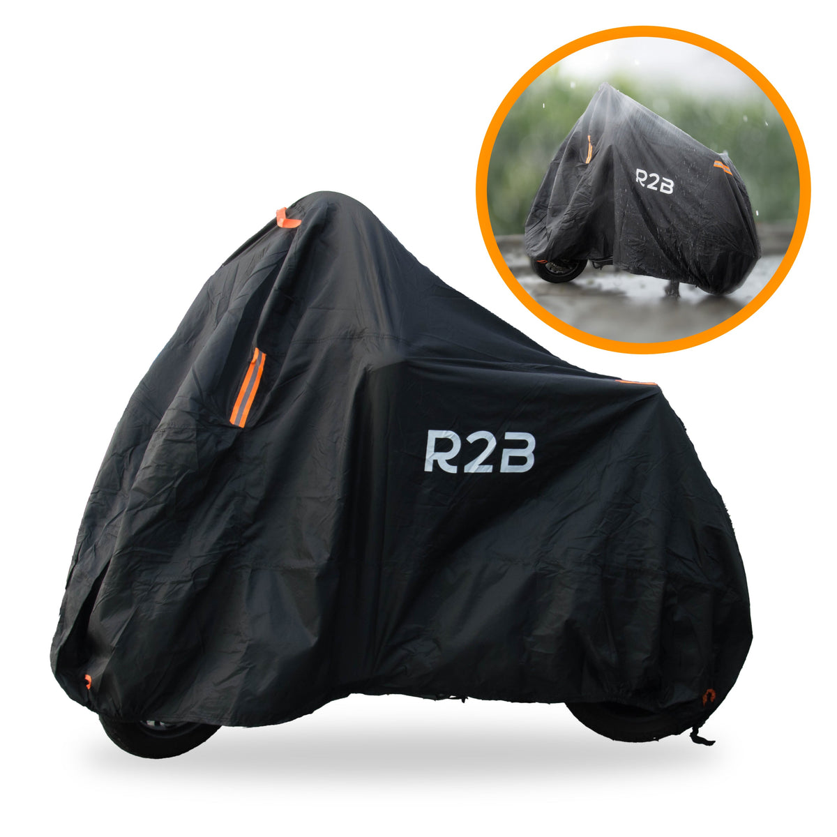 R2B Scooterhoes & Motorhoes - Waterdicht & Opbergzak - Kliksysteem & Diefstalbeveiliging - Scooterhoes