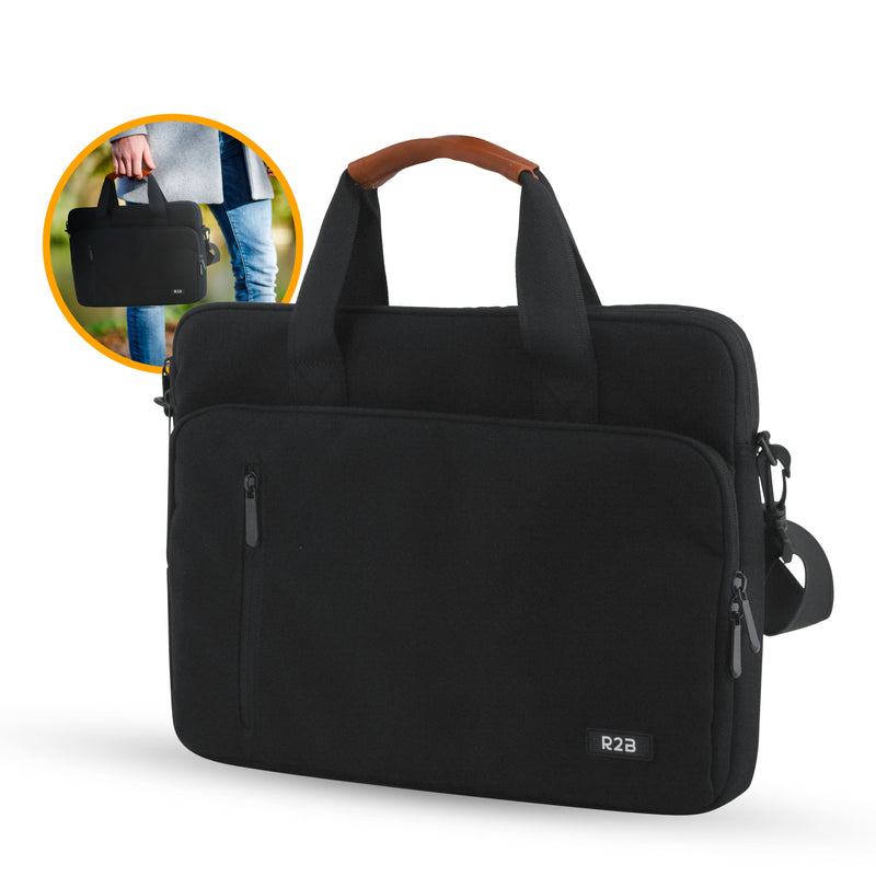 R2B Laptoptas 15,6 Inch met Schouderband & Accessoirevak - Laptoptas