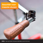 R2B Fietsbel - Geschikt voor Apple AirTag - Krachtig & Helder Geluid - Weerbestendig & Universeel - Zwart - Fietsbel
