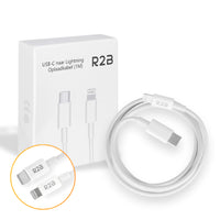 R2B® USB-C to Lightning Cable - 1 Meter - Extra sturdy USB-C cables
