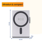 R2B MagSafe Pasjeshouder uitschuifbaar - 3 Pasjes - Wallet Kaarthouder