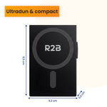 R2B MagSafe Pasjeshouder uitschuifbaar - 3 Pasjes - Wallet Kaarthouder