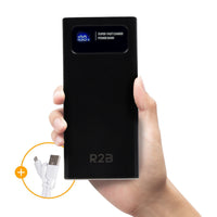R2B Powerbank 10,000 mAh - Charge 2 to 4 times - Suitable for iPhone, Samsung, and others