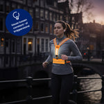 reflecterend hardloopvest met verlichting en knipperstand