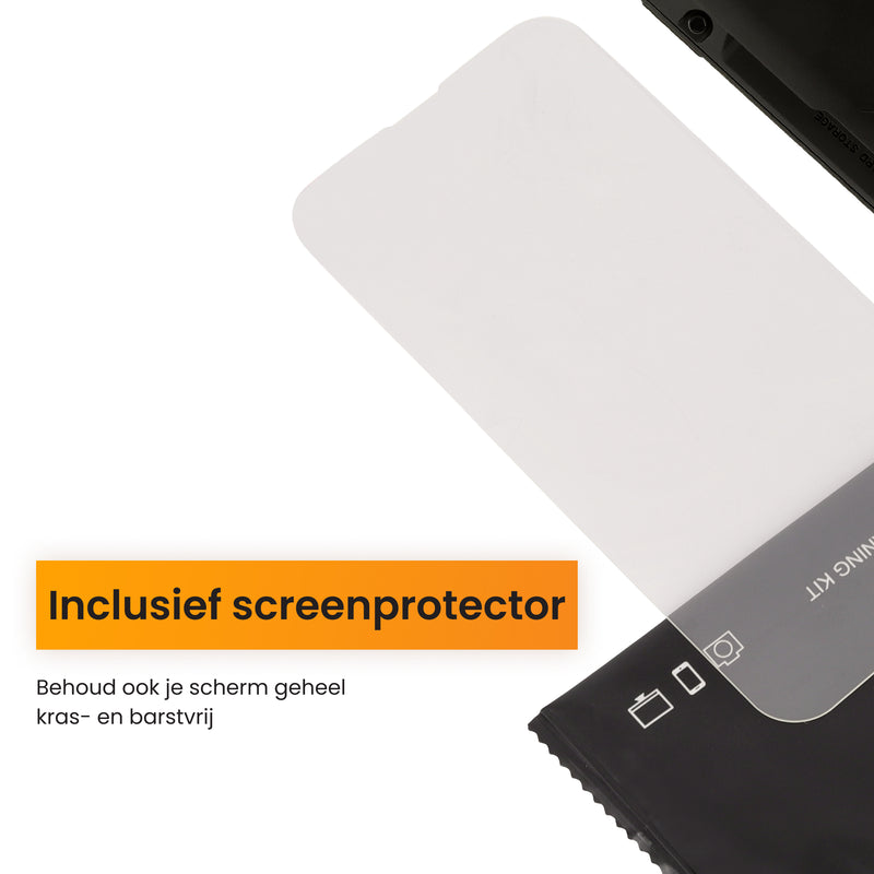 Samsung A16 hoes met screenprotector