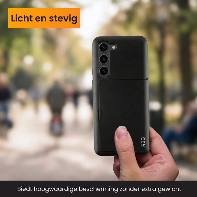 Samsung Galaxy S23 Plus hoesje zwart achterkant