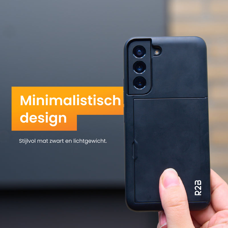 Samsung Galaxy S23 hoesje zwart achterkant