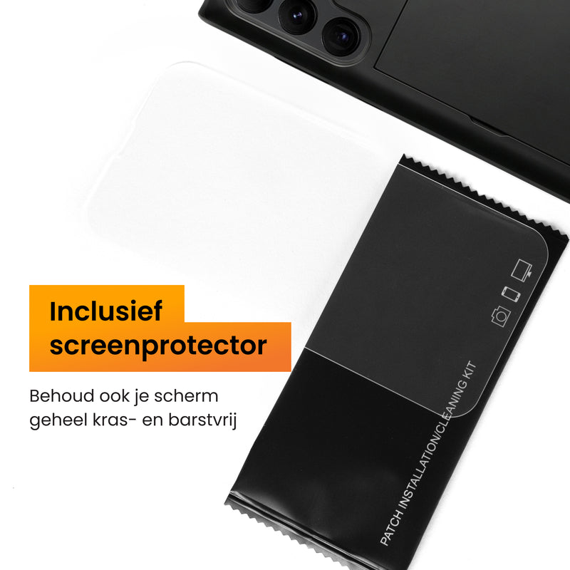 Samsung S24 Ultra hoes met screenprotector