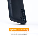 Telefoonhoes Samsung S24 met valbescherming dankzij gepantserde hybride laag