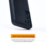 Telefoonhoes Samsung S25 FE met valbescherming dankzij gepantserde hybride laag