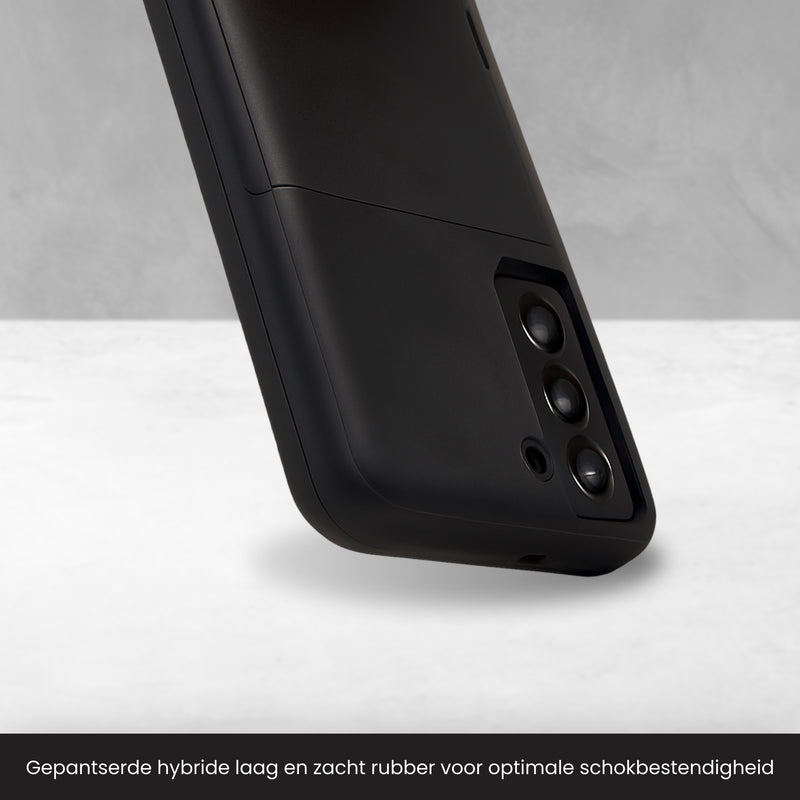 Telefoonhoes Samsung S25 Edge met valbescherming dankzij gepantserde hybride laag