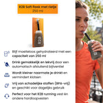 R2B Soft Flask 250 ML met Rietje / Drink Straw