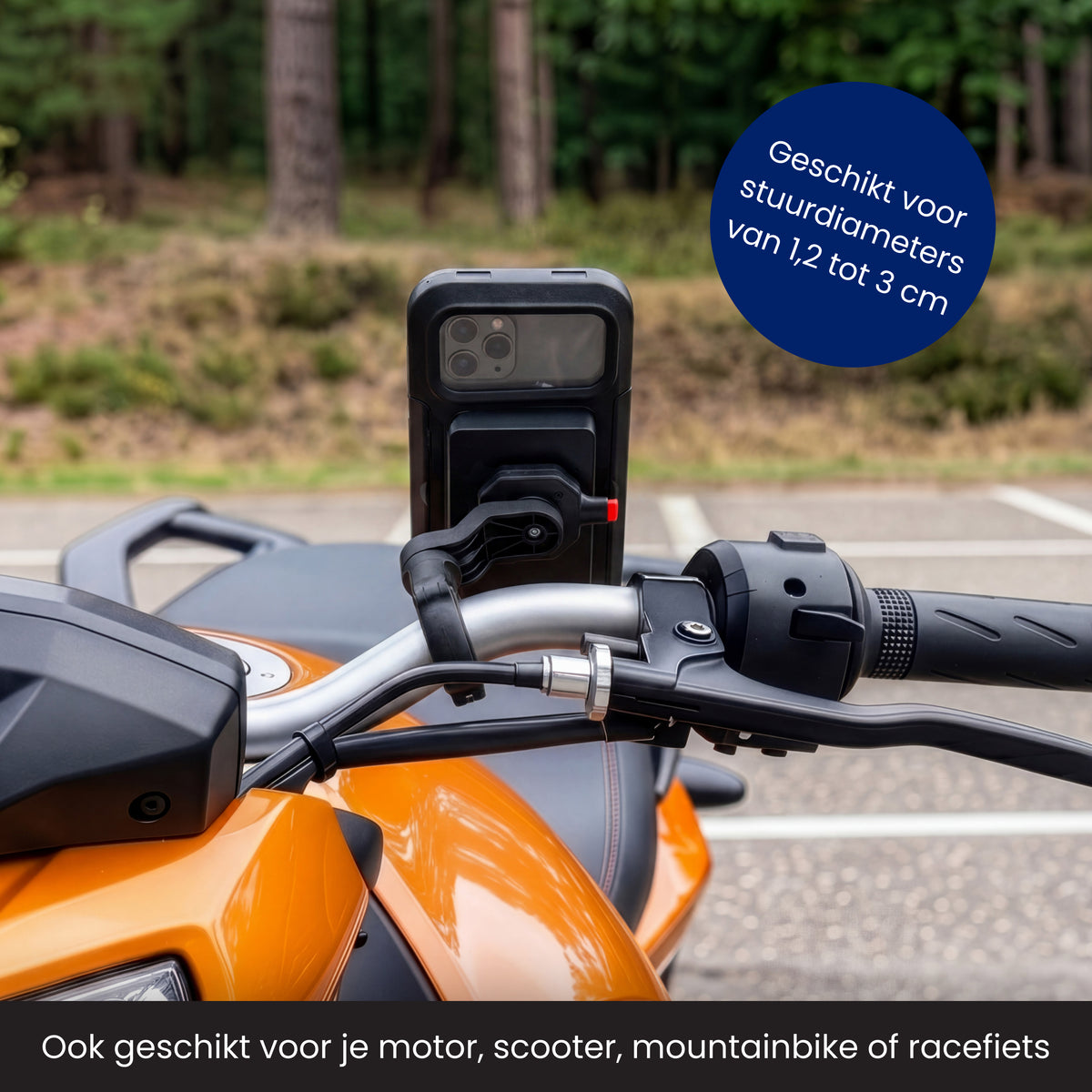 R2B Telefoonhouder Fiets Waterdicht - Waterdichte Fietshouder Telefoon