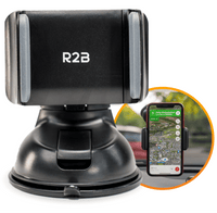 R2B Car phone mount with suction cup - For window/dashboard - Hoorn model