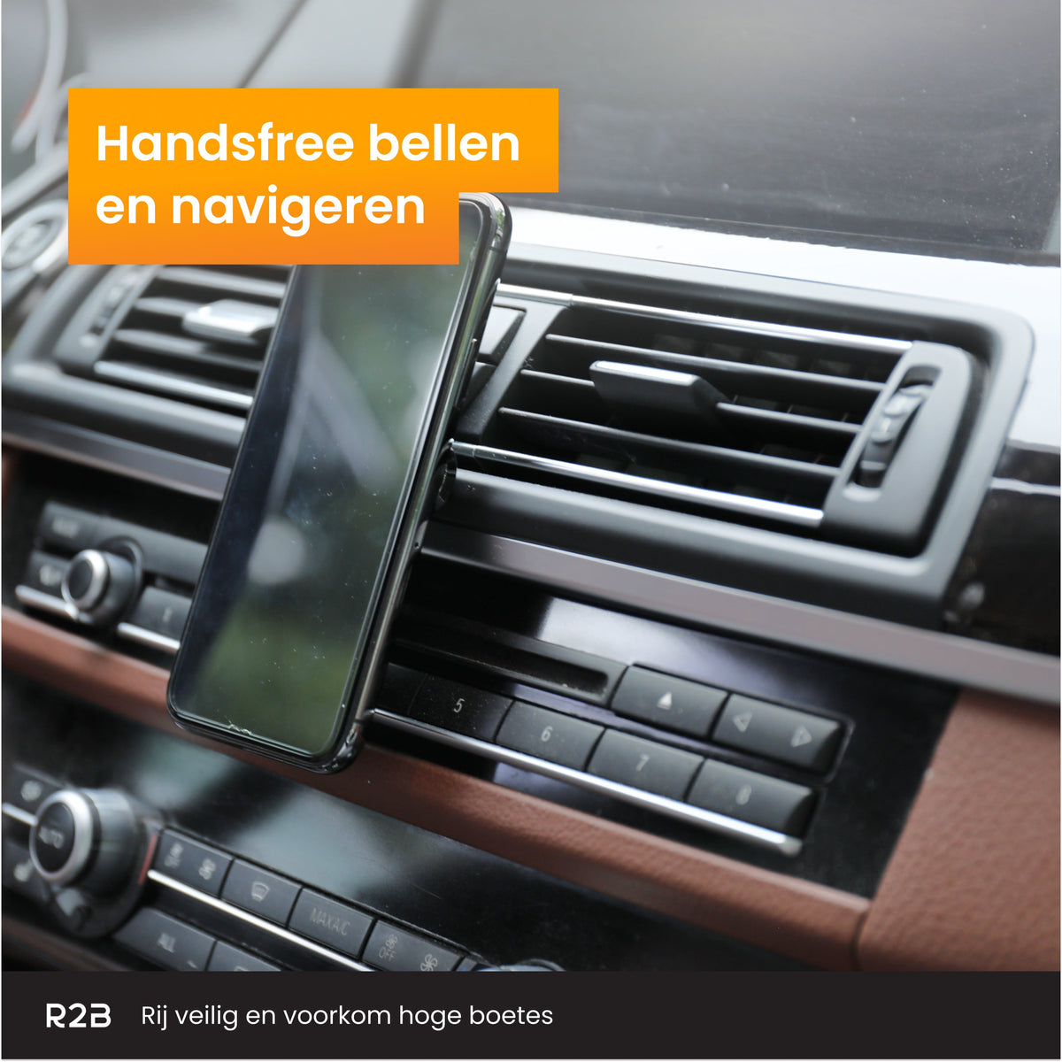 R2B Telefoonhouder Auto Magnetisch - Dashboard/Console - Telefoonhouder auto