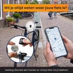 R2B fietsbel met verborgen trackerhouder om de locatie van je fiets via je telefoon te bekijken.