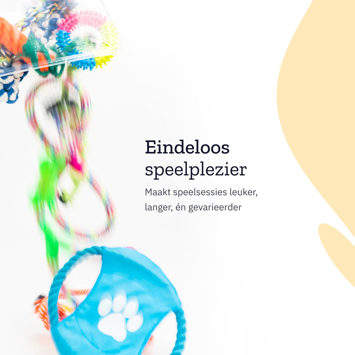All 4 Pets Supply Honden Speelgoed - Geschikt voor Puppy’s tot Middelgrote Honden - 12 stuks