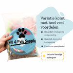 All 4 Pets Supply Honden Speelgoed - Geschikt voor Puppy’s tot Middelgrote Honden - 12 stuks
