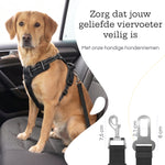 All 4 Pets Supply Hondengordel voor Auto - 2 stuks