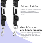 All 4 Pets Supply Hondengordel voor Auto - 2 stuks