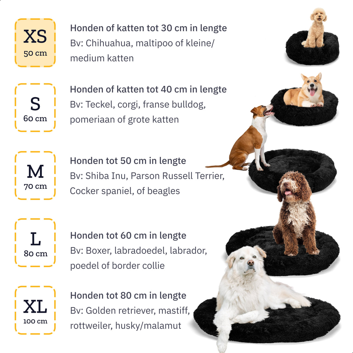All 4 Pets Supply Hondenmand Donut