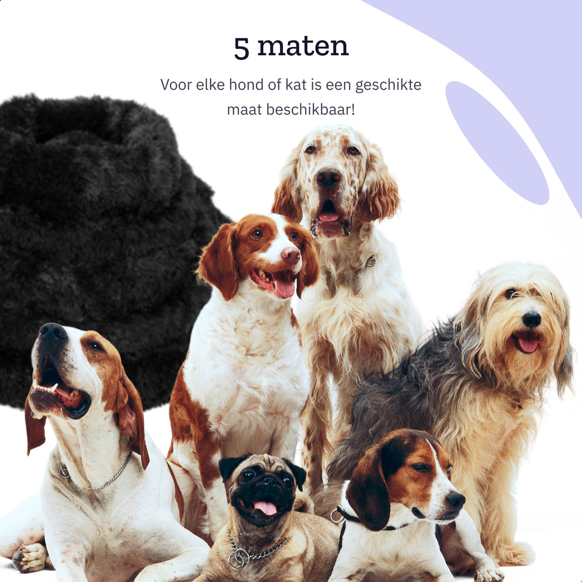 All 4 Pets Supply Hondenmand Donut