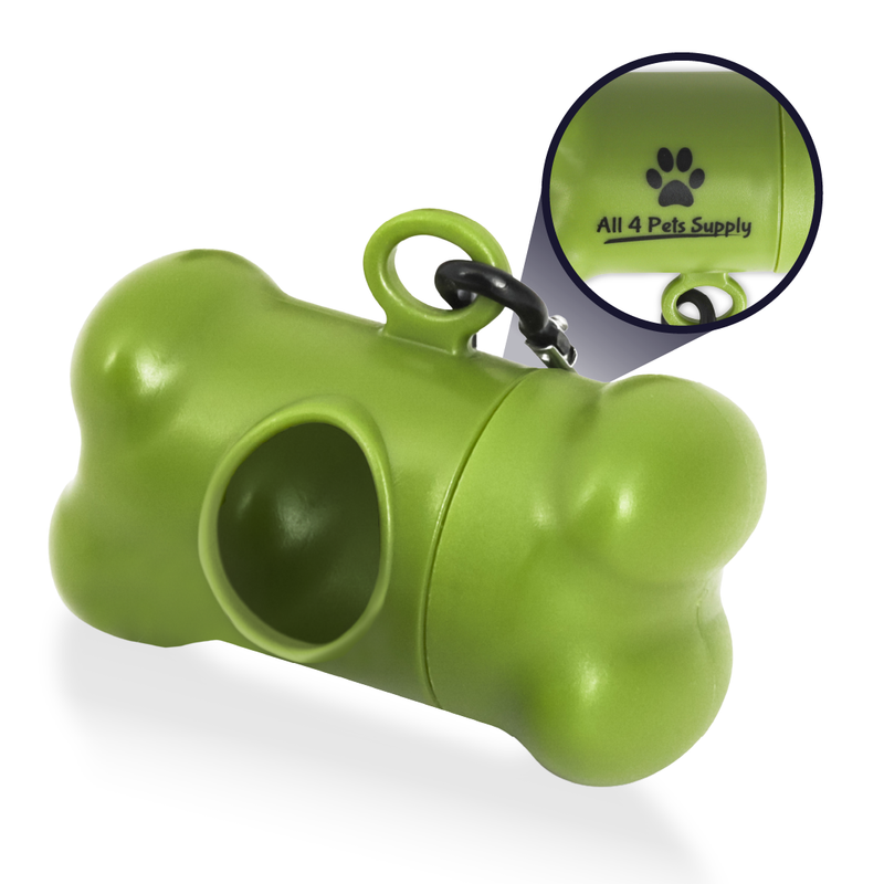 All 4 Pets Supply Hondenpoepzakjes houder - Dispenser - Poepzakjeshouder - Groen