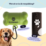 All 4 Pets Supply Hondenpoepzakjes inclusief houder - 320 stuks - Lavendel geur
