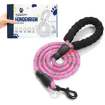 All 4 Pets Supply Reflecterende Hondenriem - 3 meter - Roze
