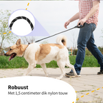 All 4 Pets Supply Reflecterende Hondenriem - 3 meter - Zwart