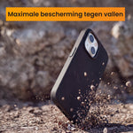 R2B iPhone 14 hoesje met MagSafe - Incl. Screenprotector - Zwart
