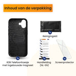 R2B iPhone 17 hoesje met MagSafe - Incl. Screenprotector - Zwart