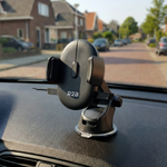 Auto telefoonhouder dashboard met pad van R2B stevig bevestigd op het dashboard met verstelbare arm en krachtige zuignap
