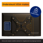 R2B TV Beugel 14 t/m 55 Inch - Draaibaar & Kantelbaar - VESA 400x400 - Stevig & Kabelgeleider