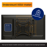 R2B TV Beugel 14 t/m 42 Inch - Draaibaar & Kantelbaar - VESA 200x200 - Stevig & Kabelgeleider