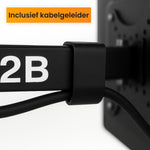 R2B TV Beugel 14 t/m 42 Inch - Draaibaar & Kantelbaar - VESA 200x200 - Stevig & Kabelgeleider