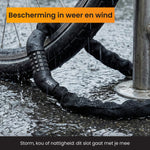 Cijferslot fiets dat bestand is tegen regen en nat weer.