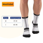 R2B Sport Compressiesokken Dames/Heren - Wit/Zwart